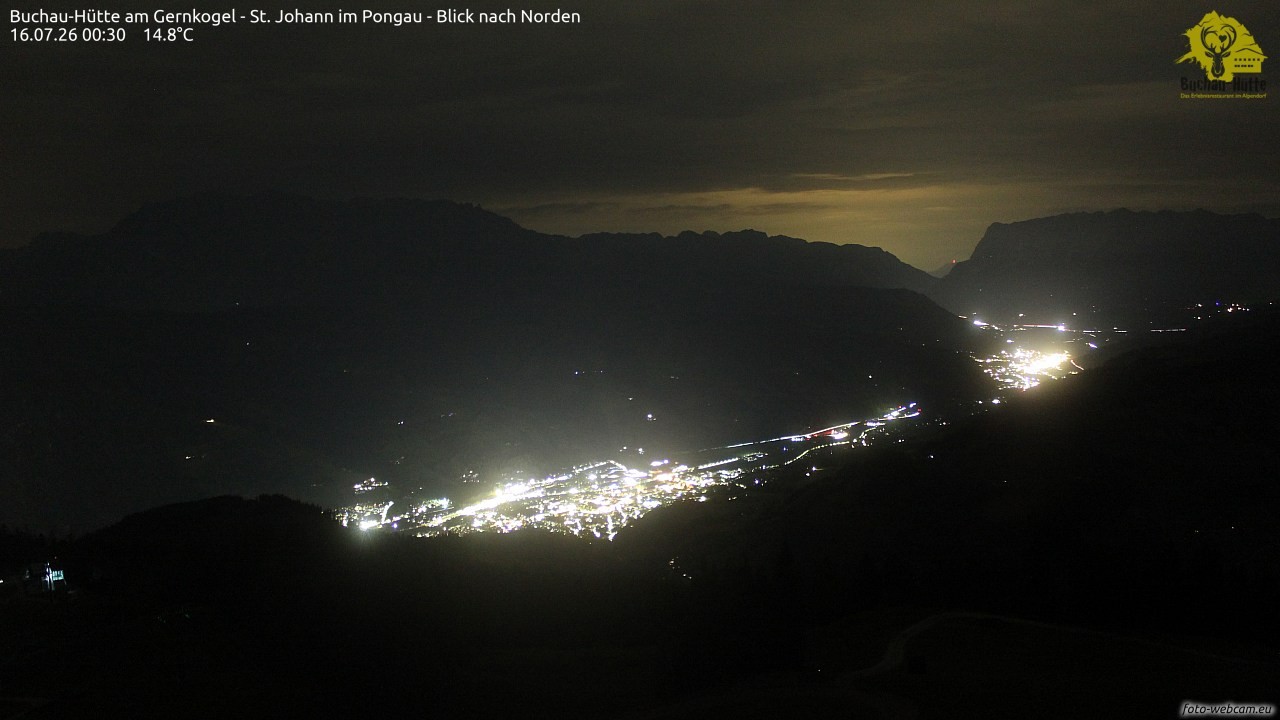 Archiv Foto Webcam Buchau-Hütte am Gernkogel - St. Johann