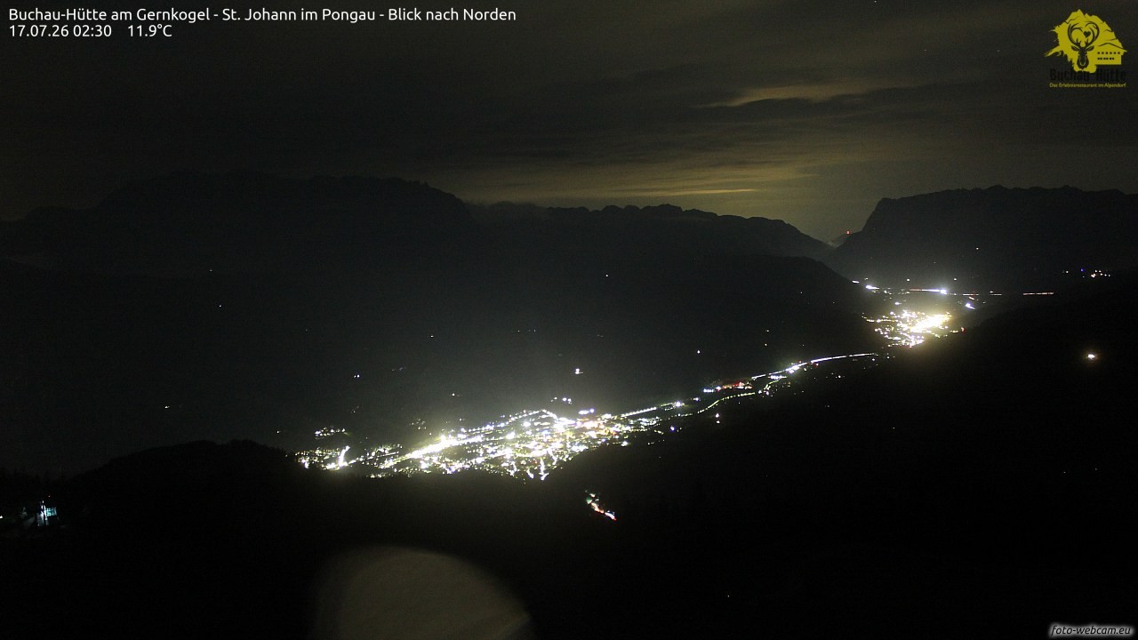 Archiv Foto Webcam Buchau-Hütte am Gernkogel - St. Johann