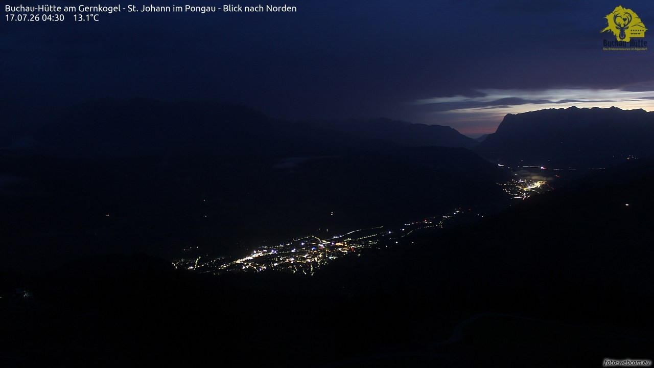 Archiv Foto Webcam Buchau-Hütte am Gernkogel - St. Johann