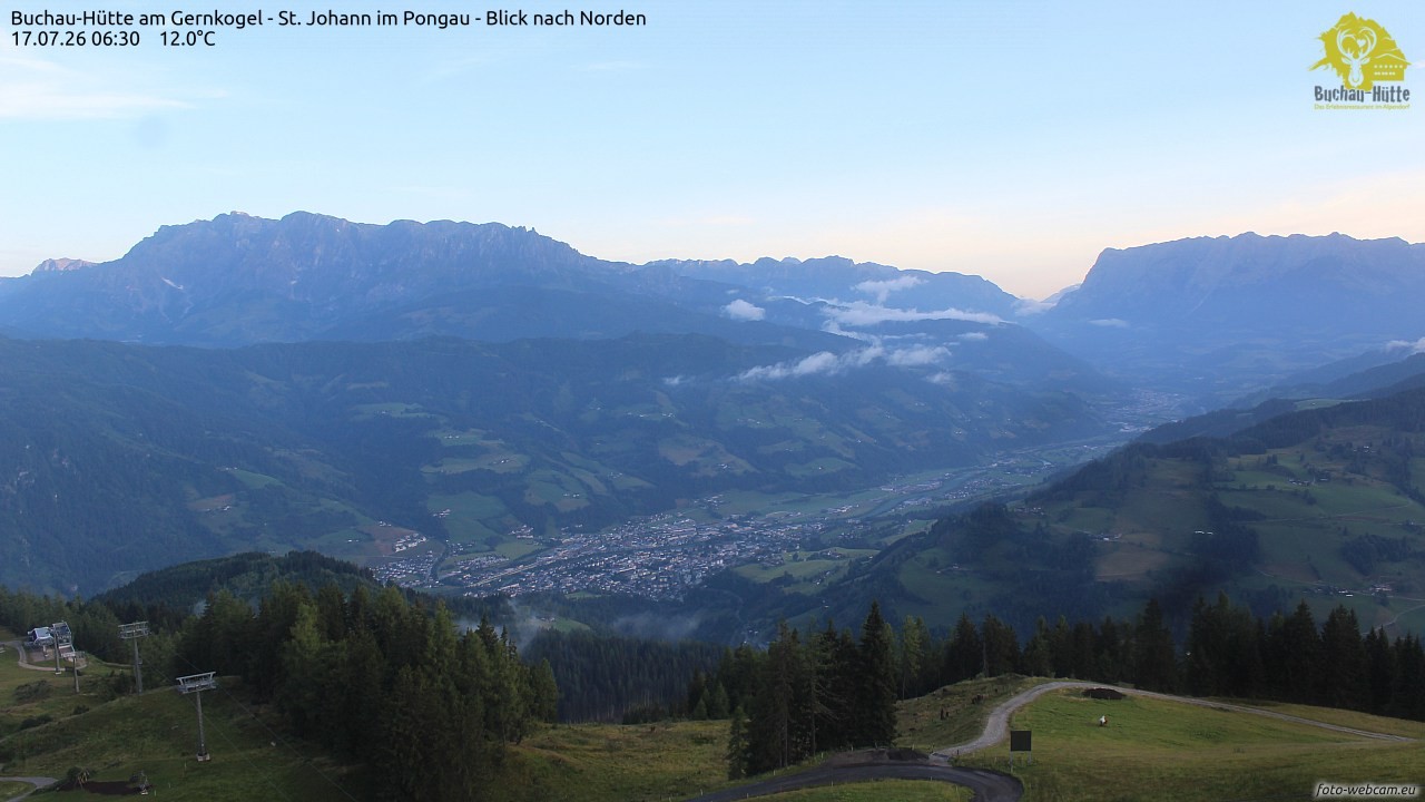Archiv Foto Webcam Buchau-Hütte am Gernkogel - St. Johann