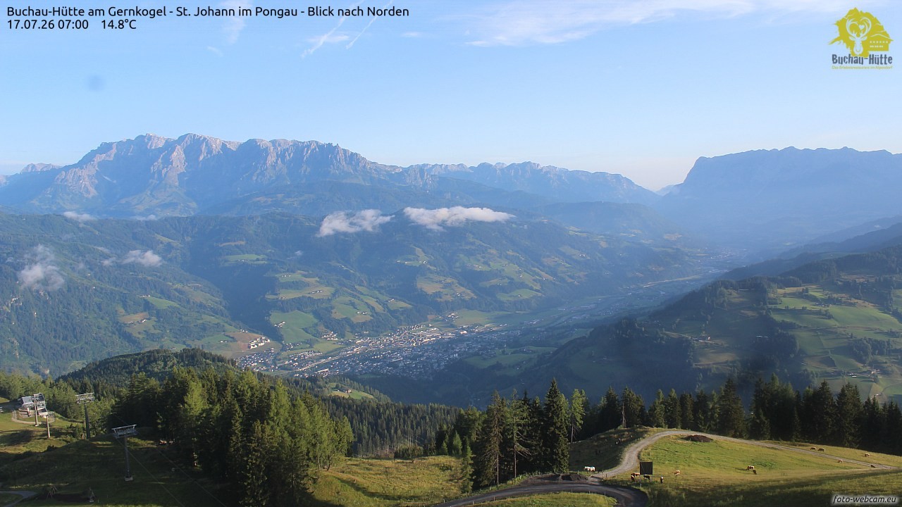 Archiv Foto Webcam Buchau-Hütte am Gernkogel - St. Johann