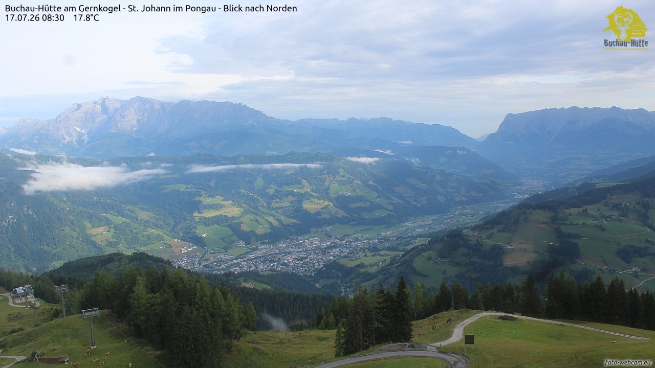 Archiv Foto Webcam Buchau-Hütte am Gernkogel - St. Johann