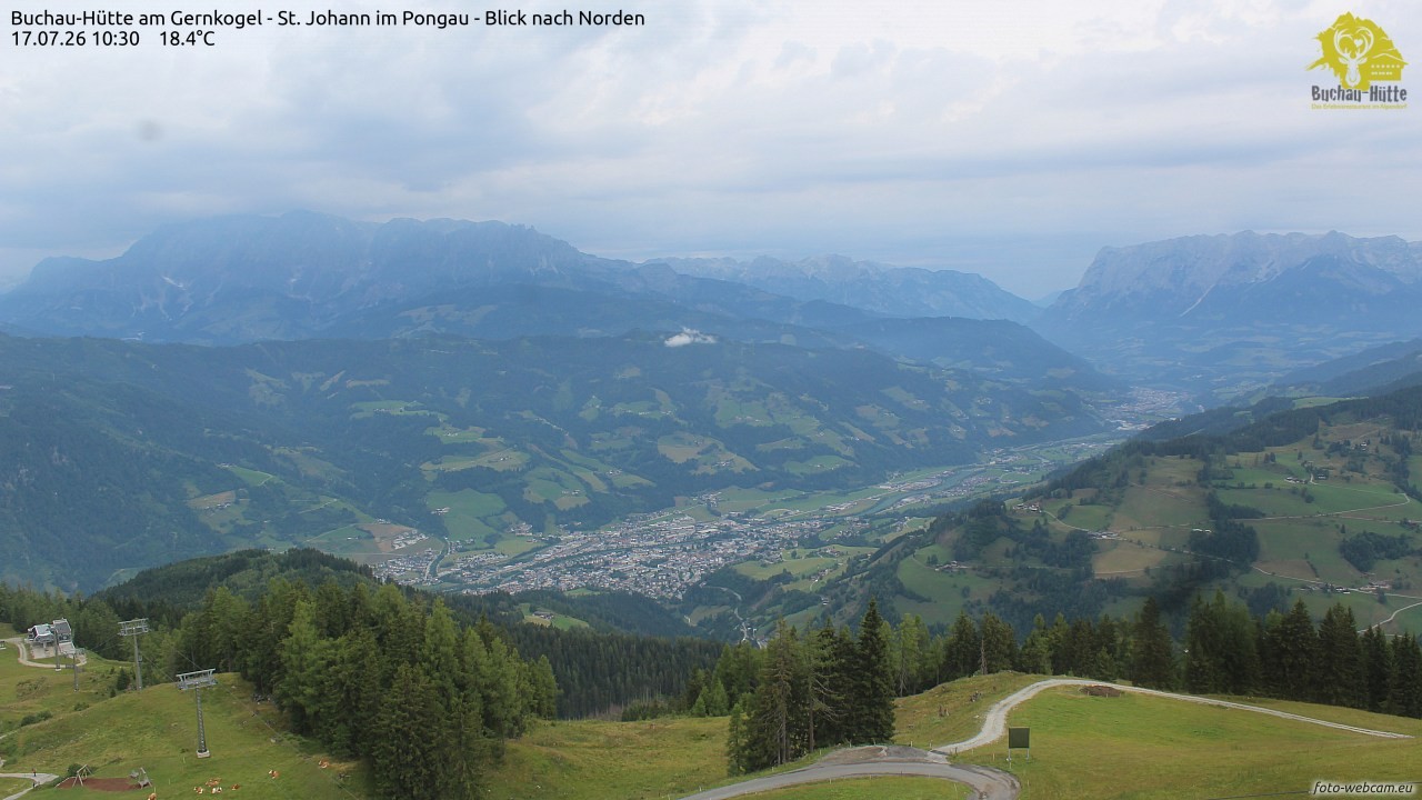 Archiv Foto Webcam Buchau-Hütte am Gernkogel - St. Johann