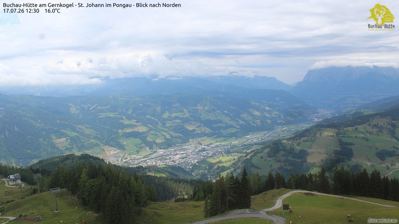Archiv Foto Webcam Buchau-Hütte am Gernkogel - St. Johann