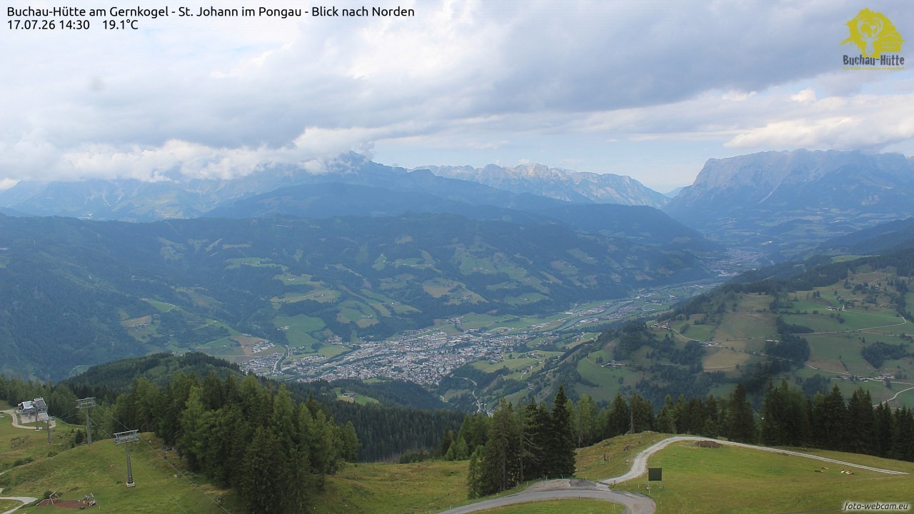 Archiv Foto Webcam Buchau-Hütte am Gernkogel - St. Johann