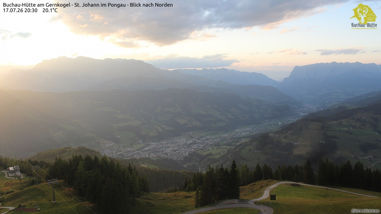 Archiv Foto Webcam Buchau-Hütte am Gernkogel - St. Johann