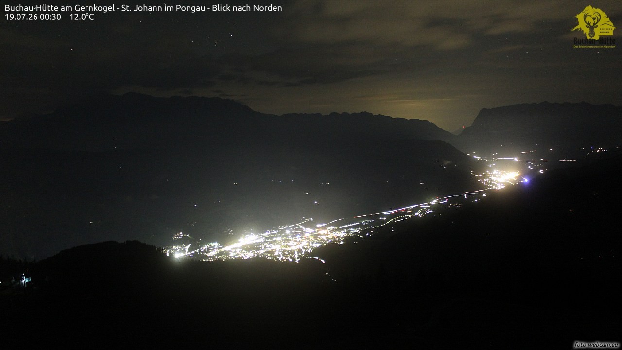 Archiv Foto Webcam Buchau-Hütte am Gernkogel - St. Johann