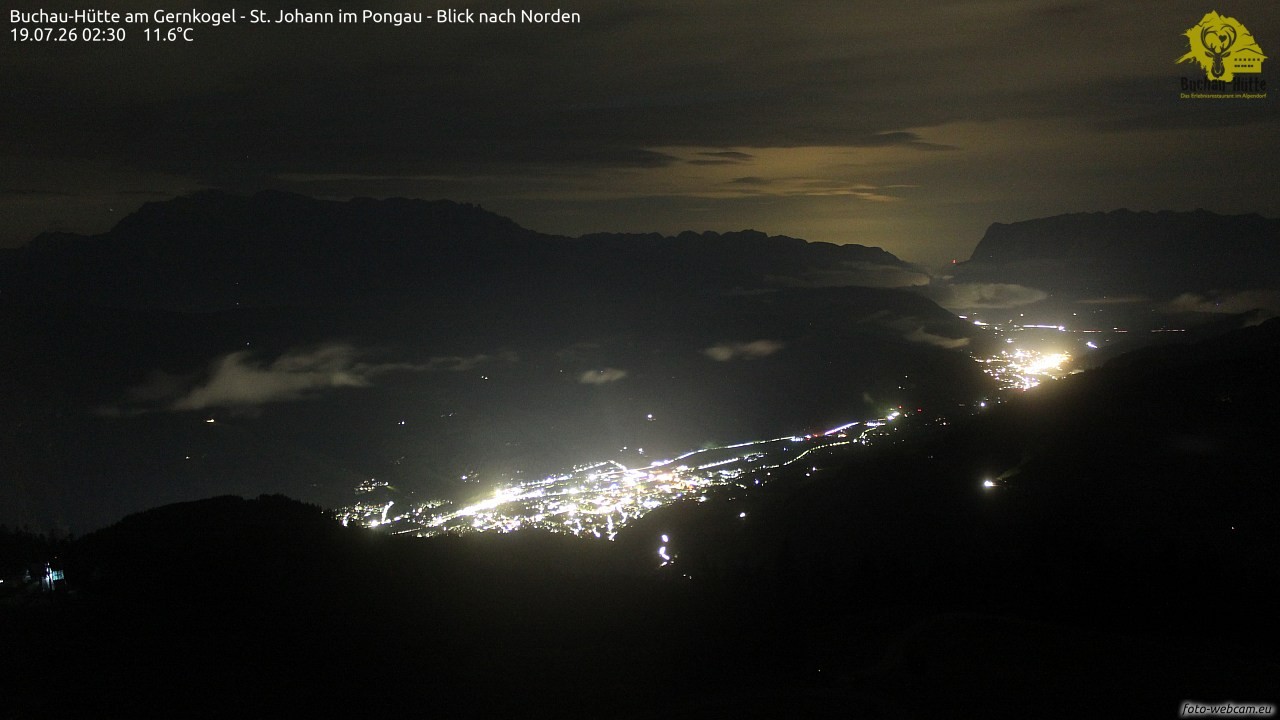 Archiv Foto Webcam Buchau-Hütte am Gernkogel - St. Johann
