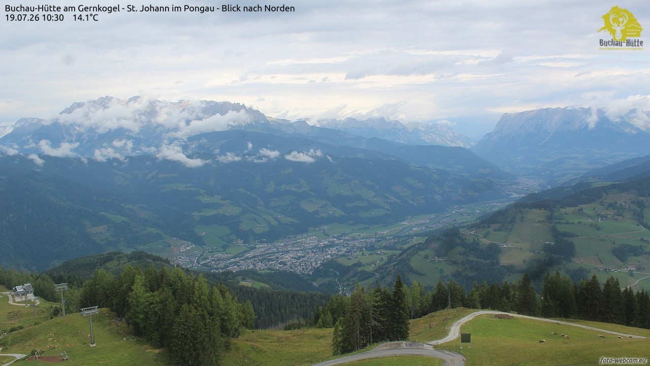 Archiv Foto Webcam Buchau-Hütte am Gernkogel - St. Johann