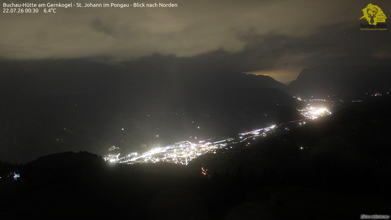 Archiv Foto Webcam Buchau-Hütte am Gernkogel - St. Johann