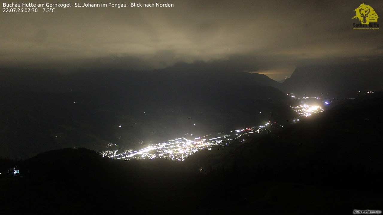 Archiv Foto Webcam Buchau-Hütte am Gernkogel - St. Johann