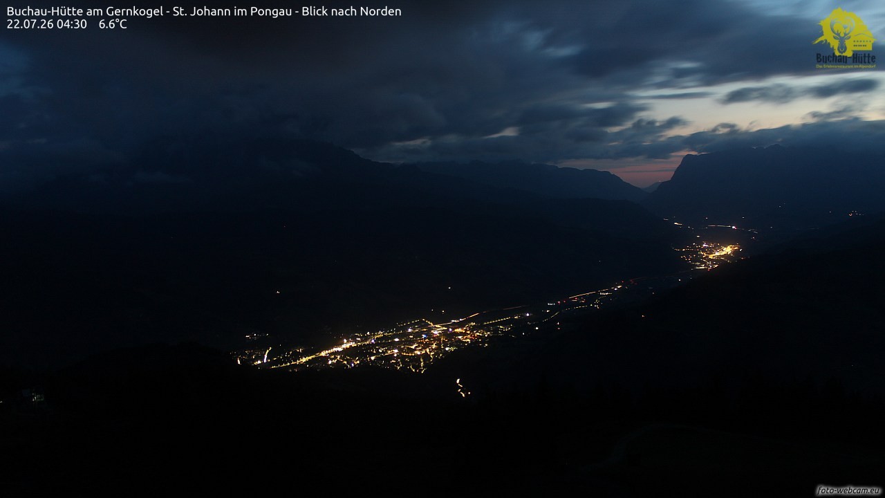 Archiv Foto Webcam Buchau-Hütte am Gernkogel - St. Johann