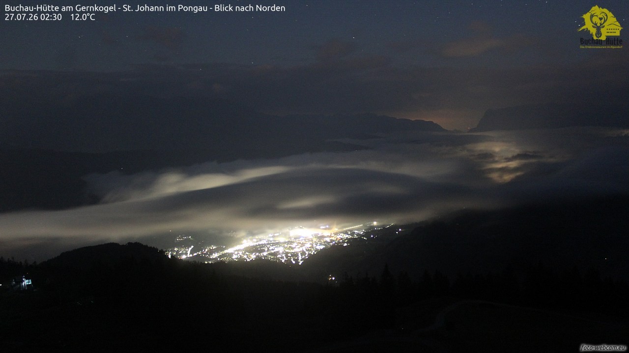 Archived image Webcam Gernkogel - View to the North