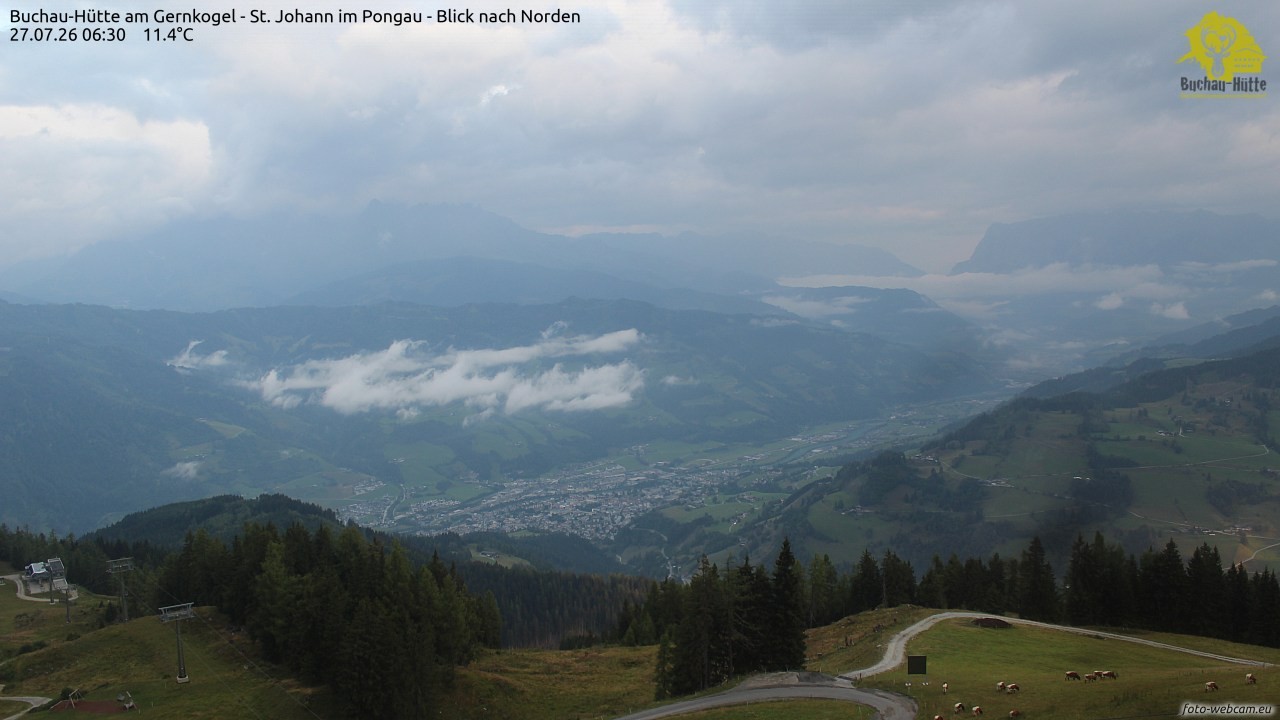 Archived image Webcam Gernkogel - View to the North