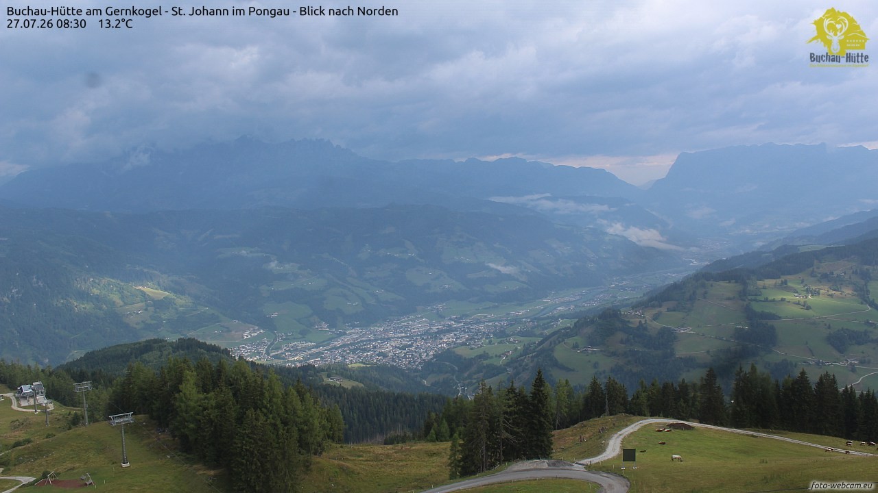 Archived image Webcam Gernkogel - View to the North