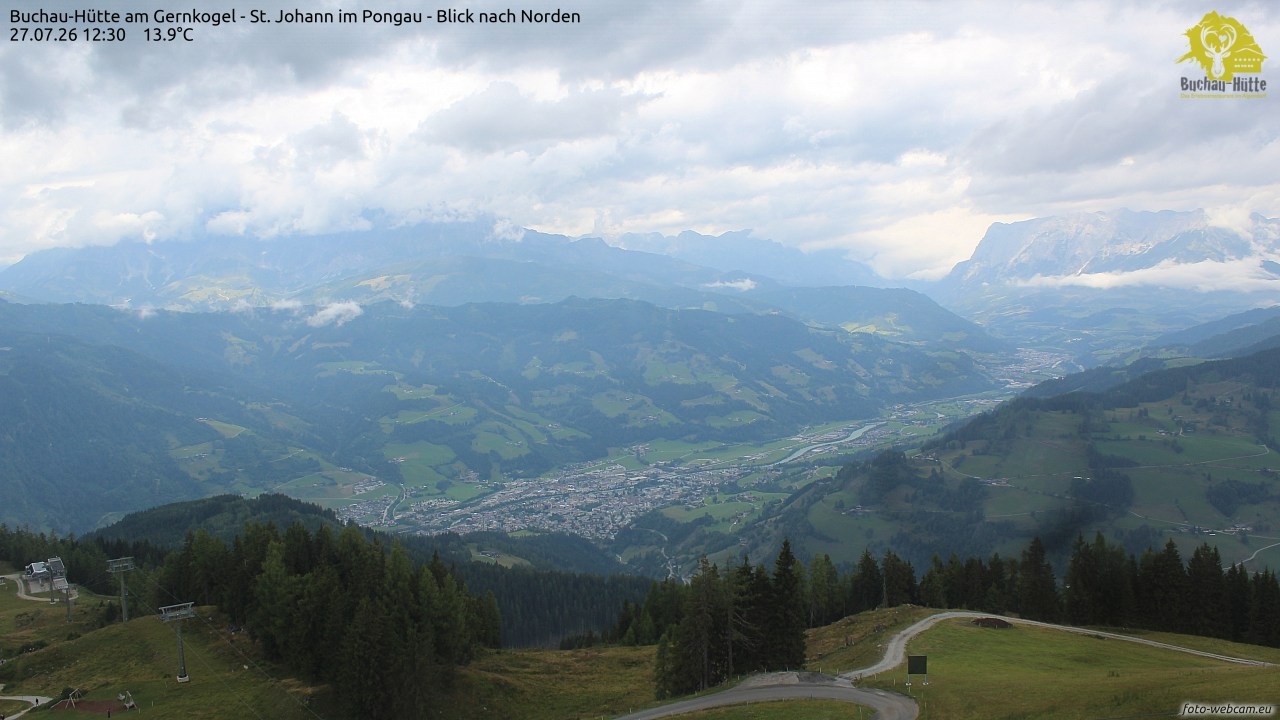 Archiv Foto Webcam Buchau-Hütte am Gernkogel - St. Johann