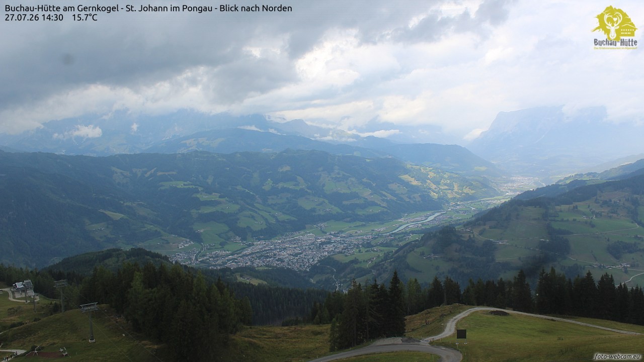 Archiv Foto Webcam Buchau-Hütte am Gernkogel - St. Johann