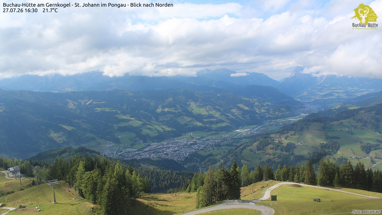 Archiv Foto Webcam Buchau-Hütte am Gernkogel - St. Johann