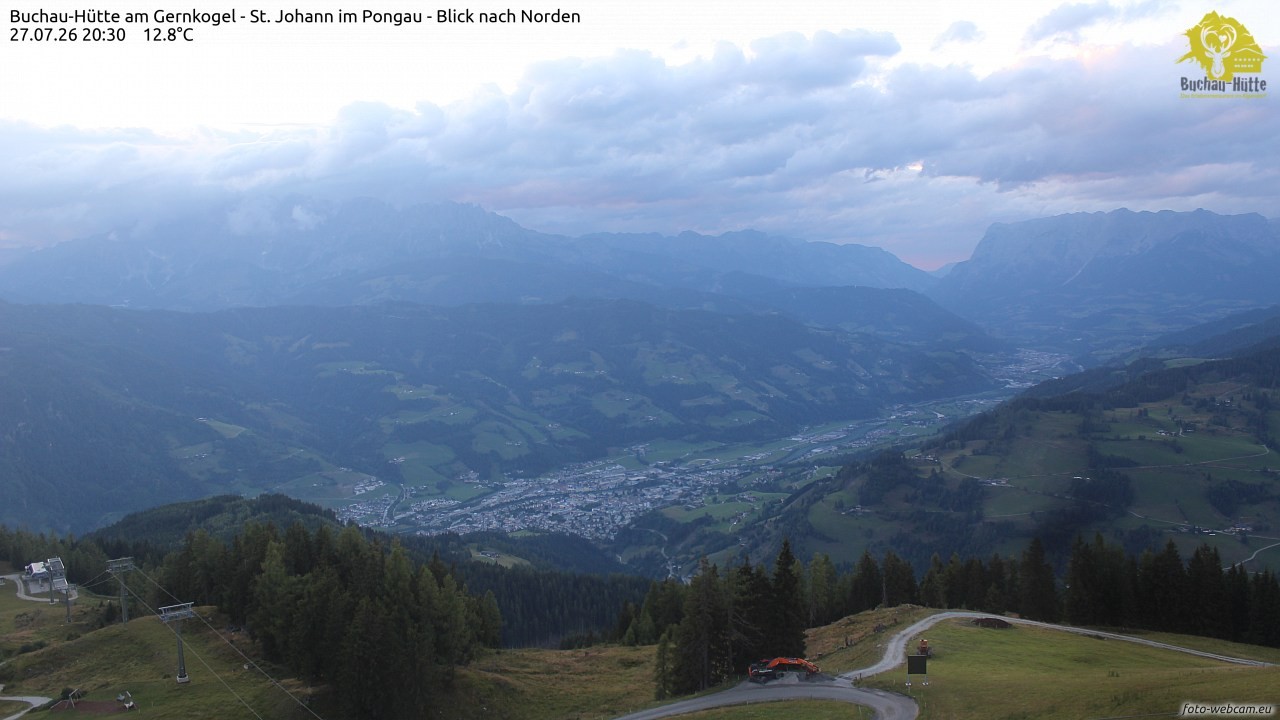 Archiv Foto Webcam Buchau-Hütte am Gernkogel - St. Johann