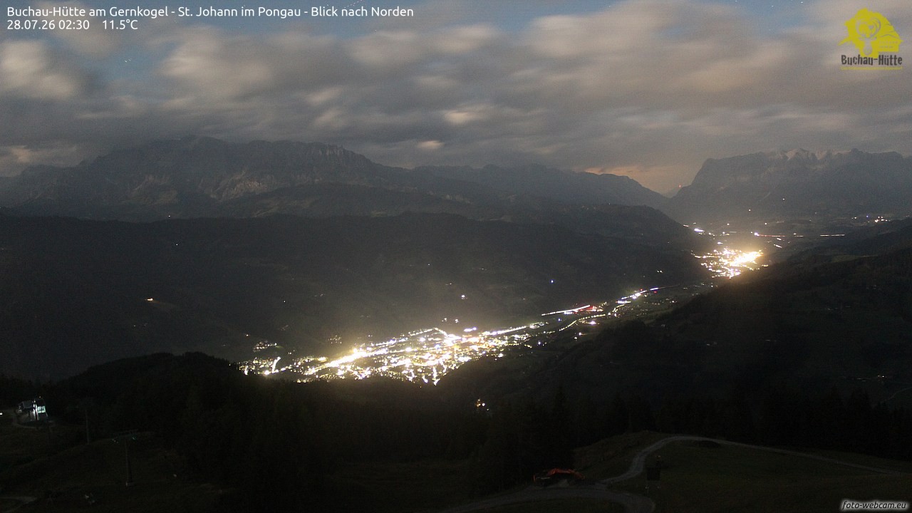 Archiv Foto Webcam Buchau-Hütte am Gernkogel - St. Johann
