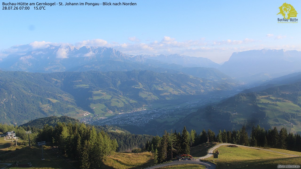 Archiv Foto Webcam Buchau-Hütte am Gernkogel - St. Johann