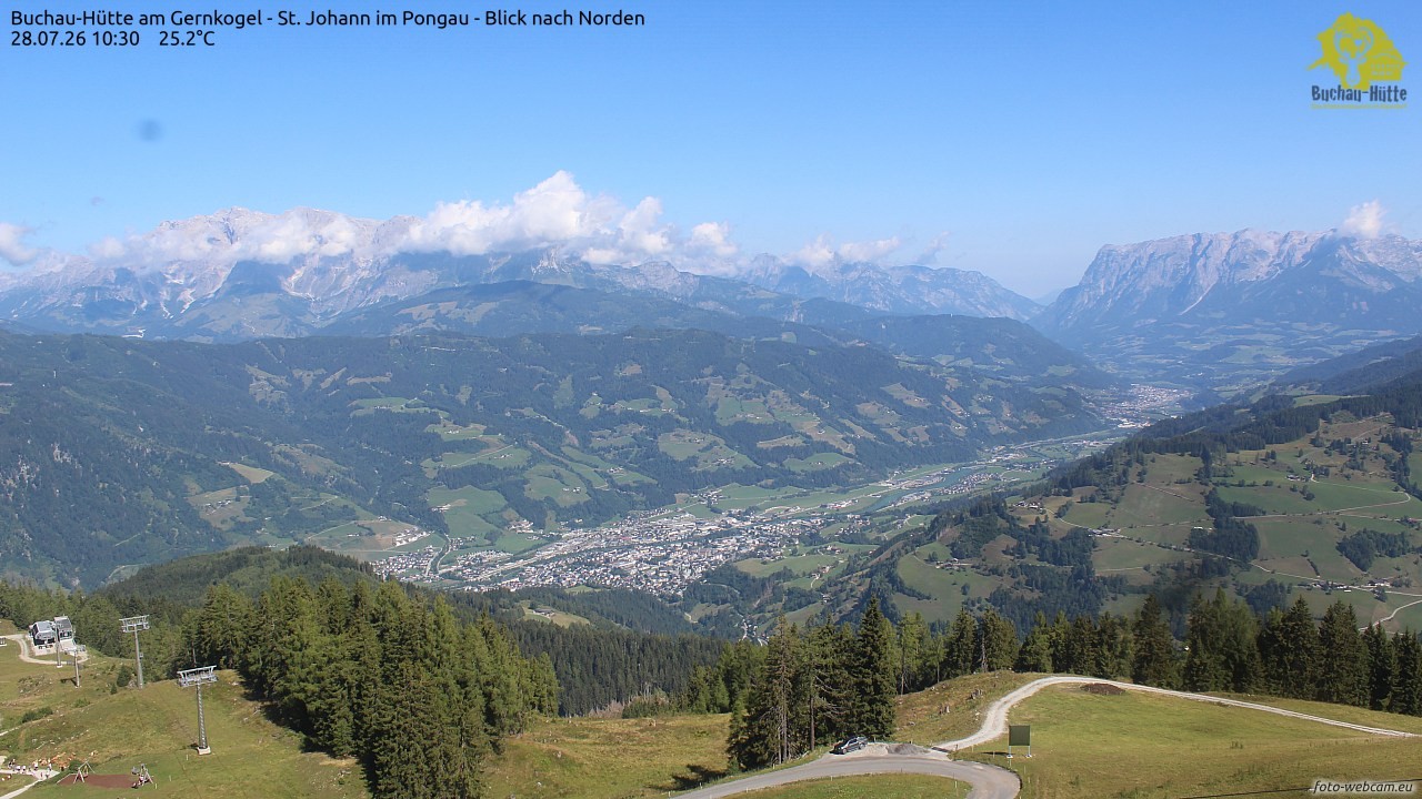 Archiv Foto Webcam Buchau-Hütte am Gernkogel - St. Johann