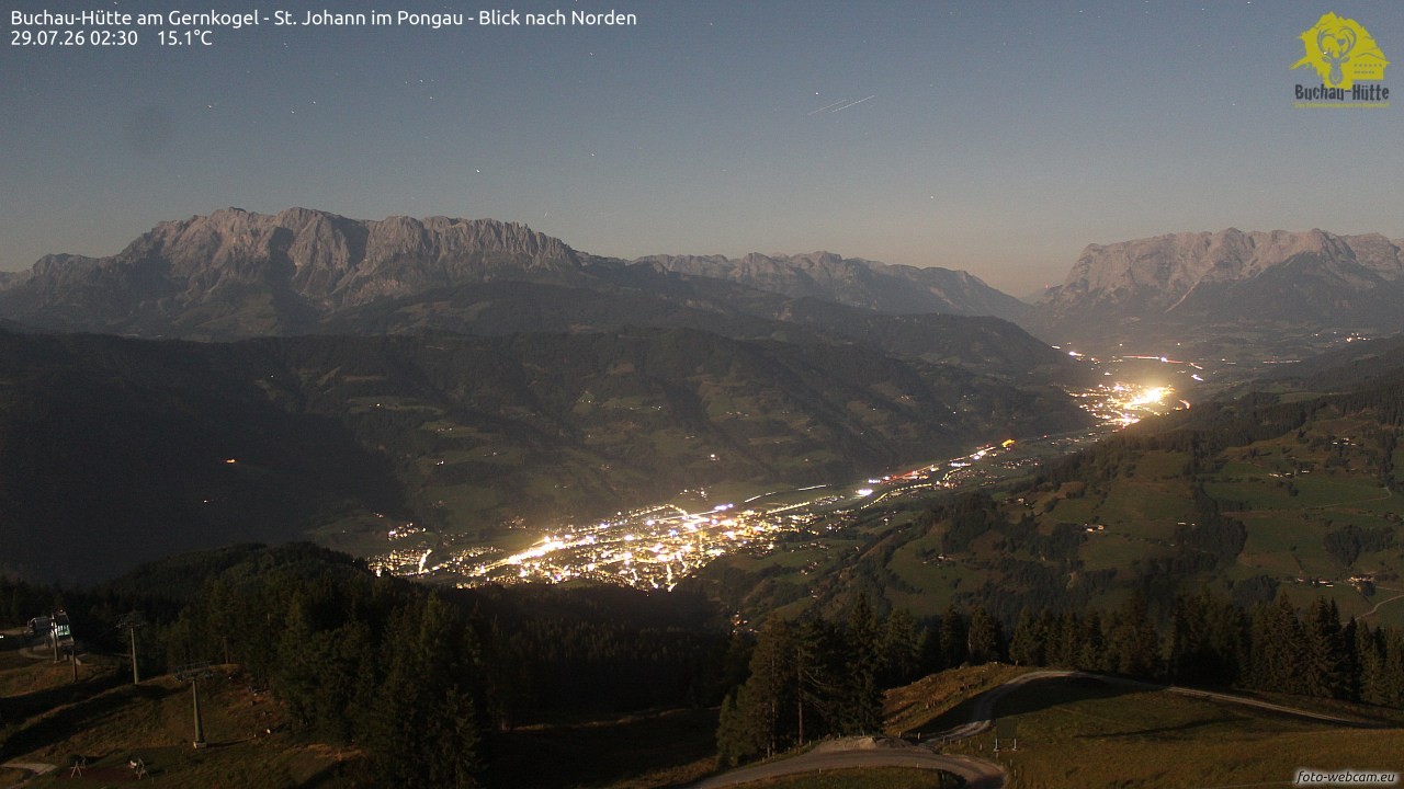 Archiv Foto Webcam Buchau-Hütte am Gernkogel - St. Johann