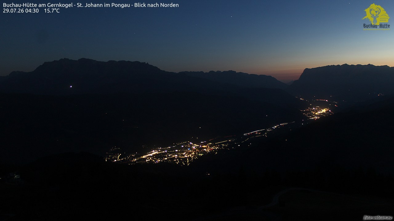 Archiv Foto Webcam Buchau-Hütte am Gernkogel - St. Johann