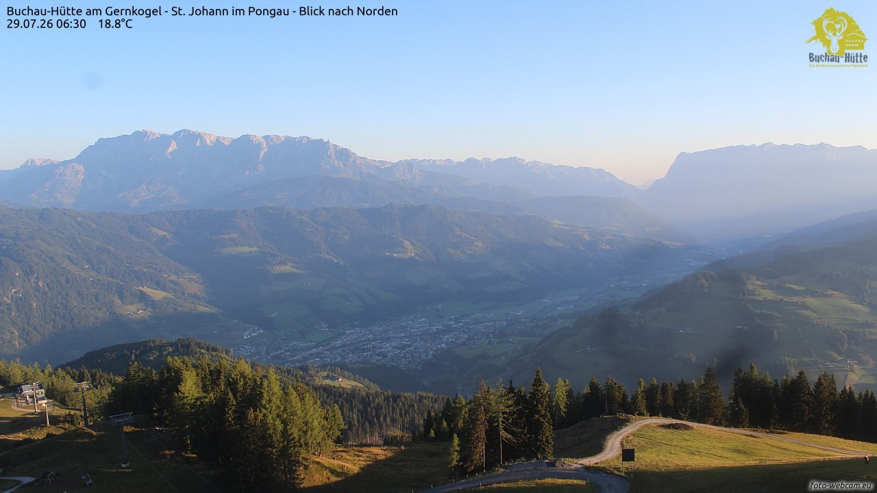 Archiv Foto Webcam Buchau-Hütte am Gernkogel - St. Johann