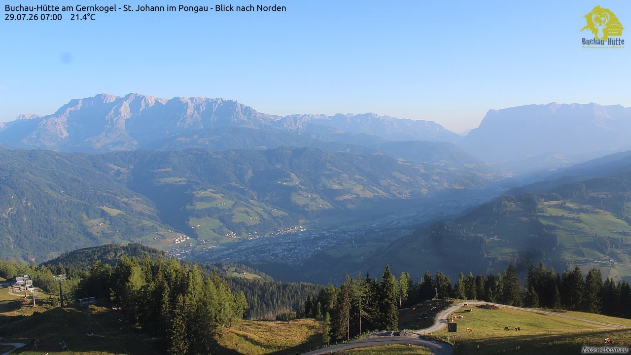 Archiv Foto Webcam Buchau-Hütte am Gernkogel - St. Johann
