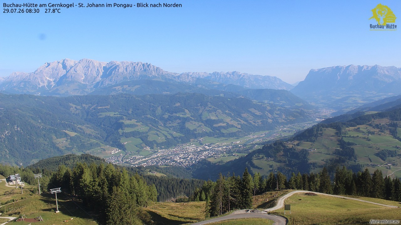 Archiv Foto Webcam Buchau-Hütte am Gernkogel - St. Johann