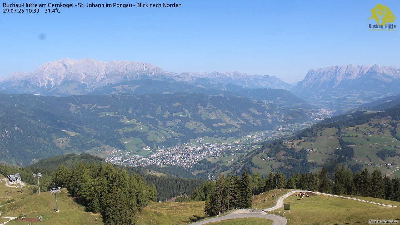 Archiv Foto Webcam Buchau-Hütte am Gernkogel - St. Johann