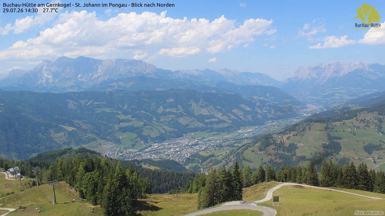 Archiv Foto Webcam Buchau-Hütte am Gernkogel - St. Johann
