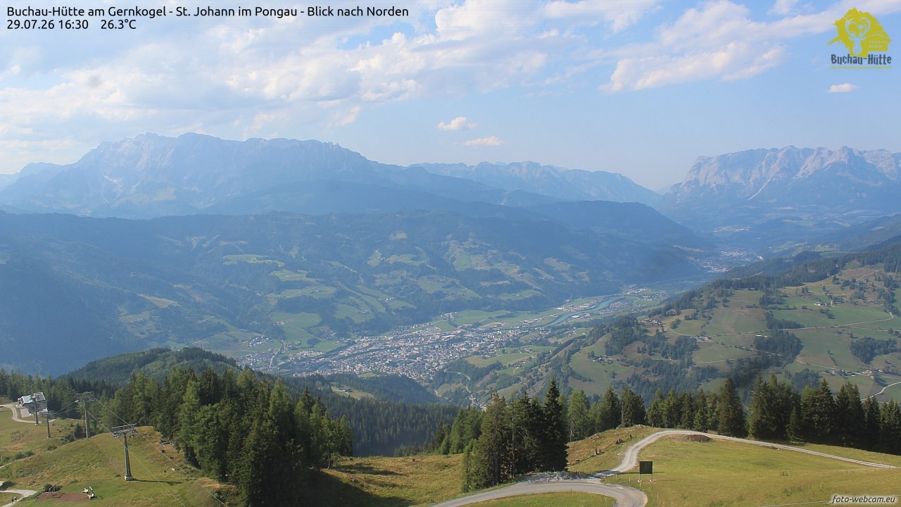 Archiv Foto Webcam Buchau-Hütte am Gernkogel - St. Johann