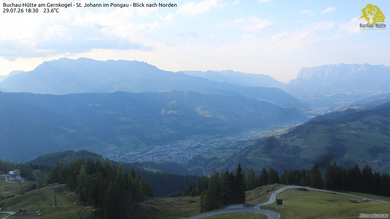 Archiv Foto Webcam Buchau-Hütte am Gernkogel - St. Johann