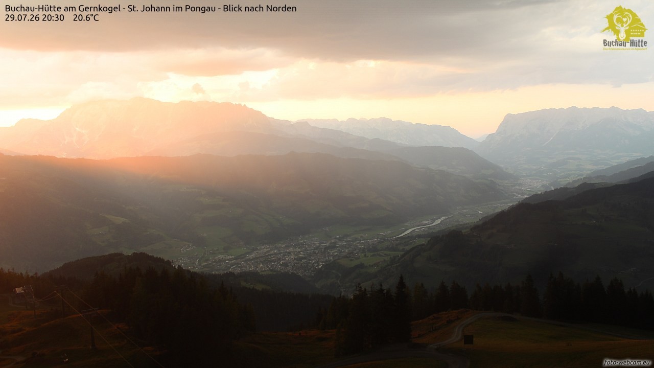 Archiv Foto Webcam Buchau-Hütte am Gernkogel - St. Johann
