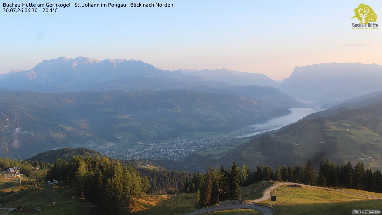 Archiv Foto Webcam Buchau-Hütte am Gernkogel - St. Johann