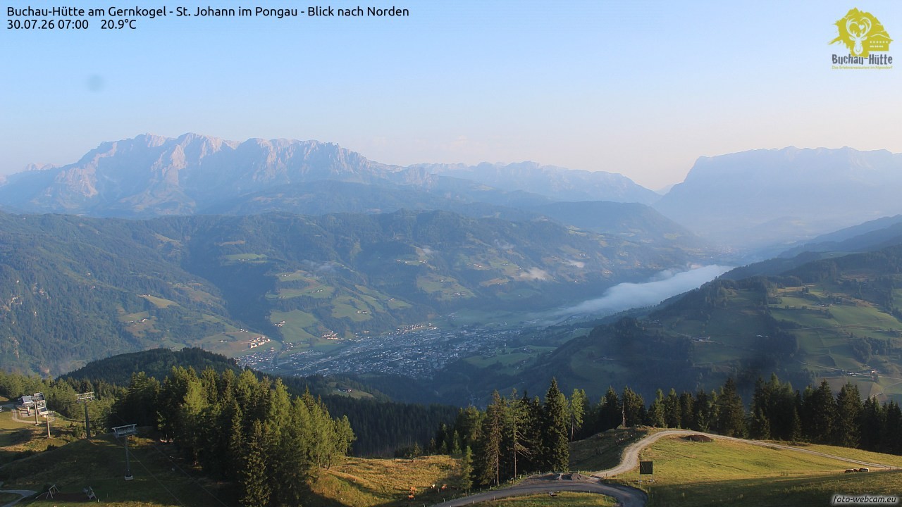 Archiv Foto Webcam Buchau-Hütte am Gernkogel - St. Johann