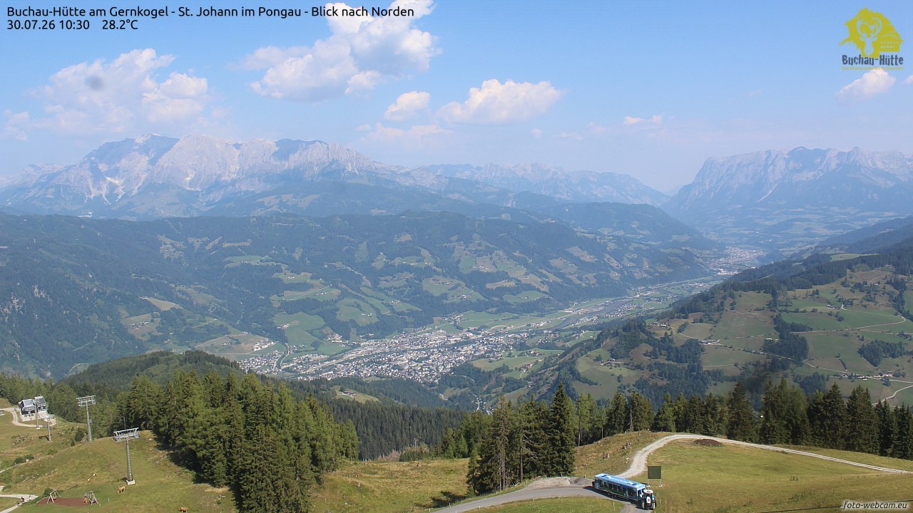 Archiv Foto Webcam Buchau-Hütte am Gernkogel - St. Johann