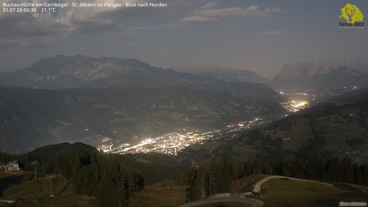 Archived image Webcam Gernkogel - View to the North