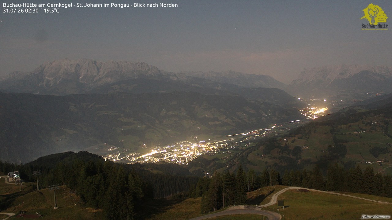 Archived image Webcam Gernkogel - View to the North