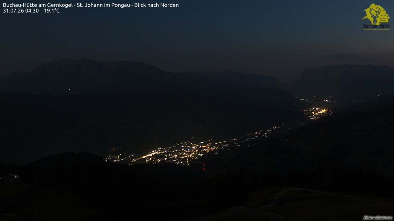 Archived image Webcam Gernkogel - View to the North