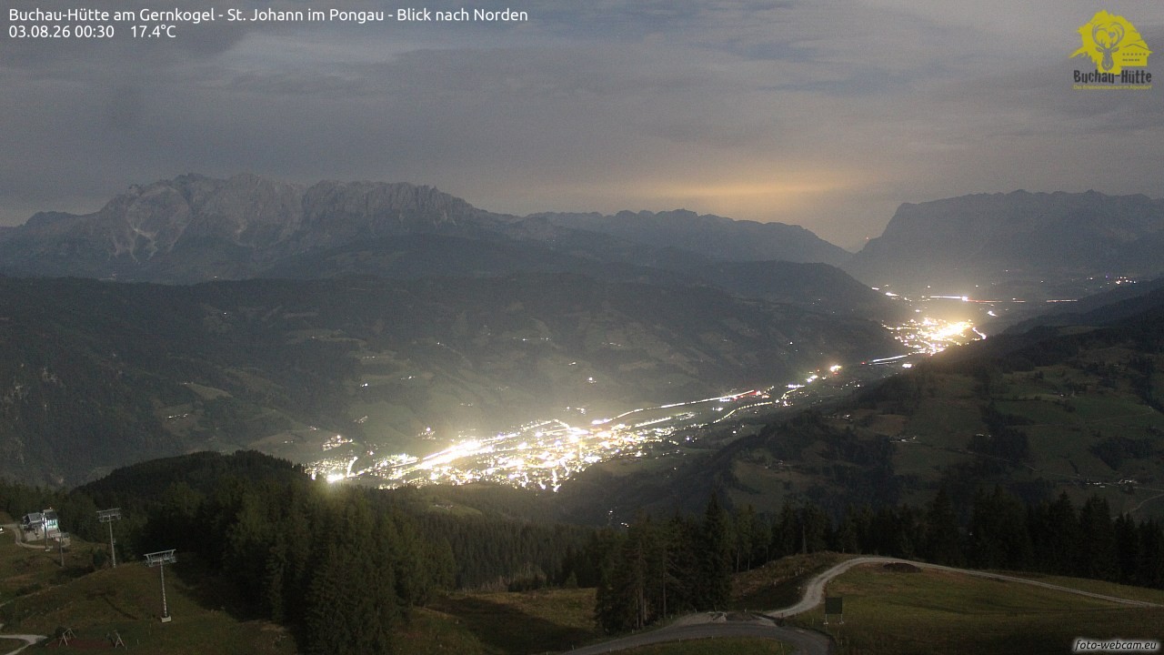 Archiv Foto Webcam Buchau-Hütte am Gernkogel - St. Johann