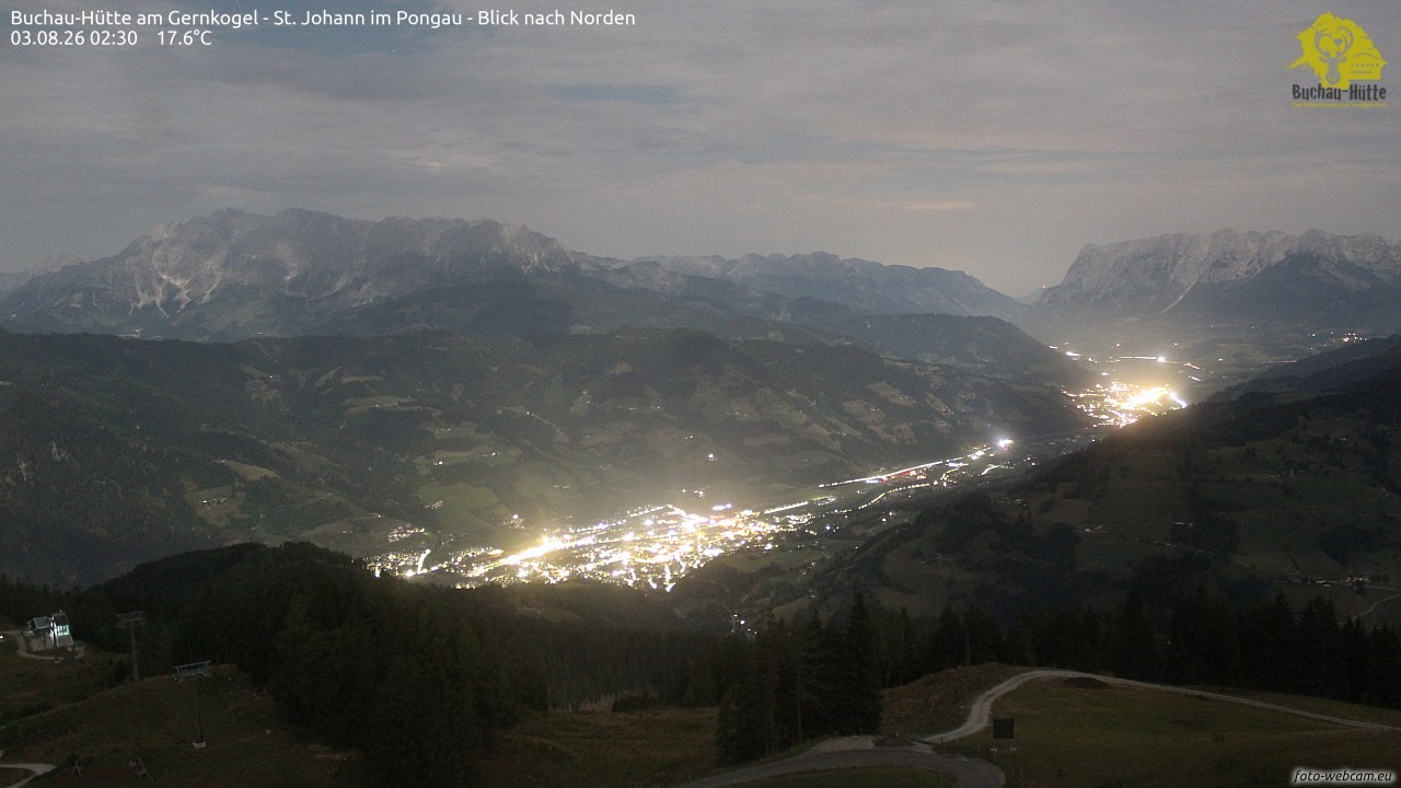 Archiv Foto Webcam Buchau-Hütte am Gernkogel - St. Johann