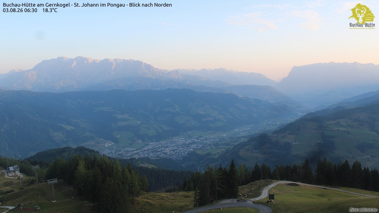 Archived image Webcam Gernkogel - View to the North