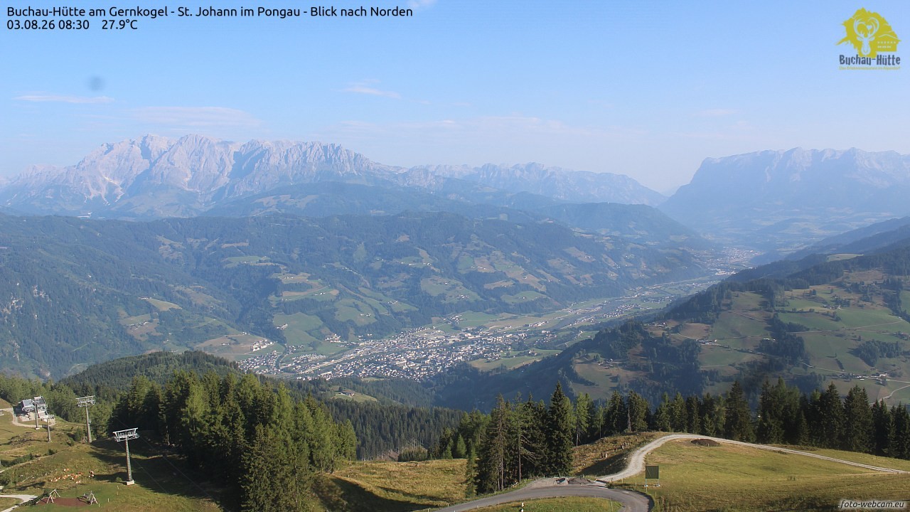 Archived image Webcam Gernkogel - View to the North