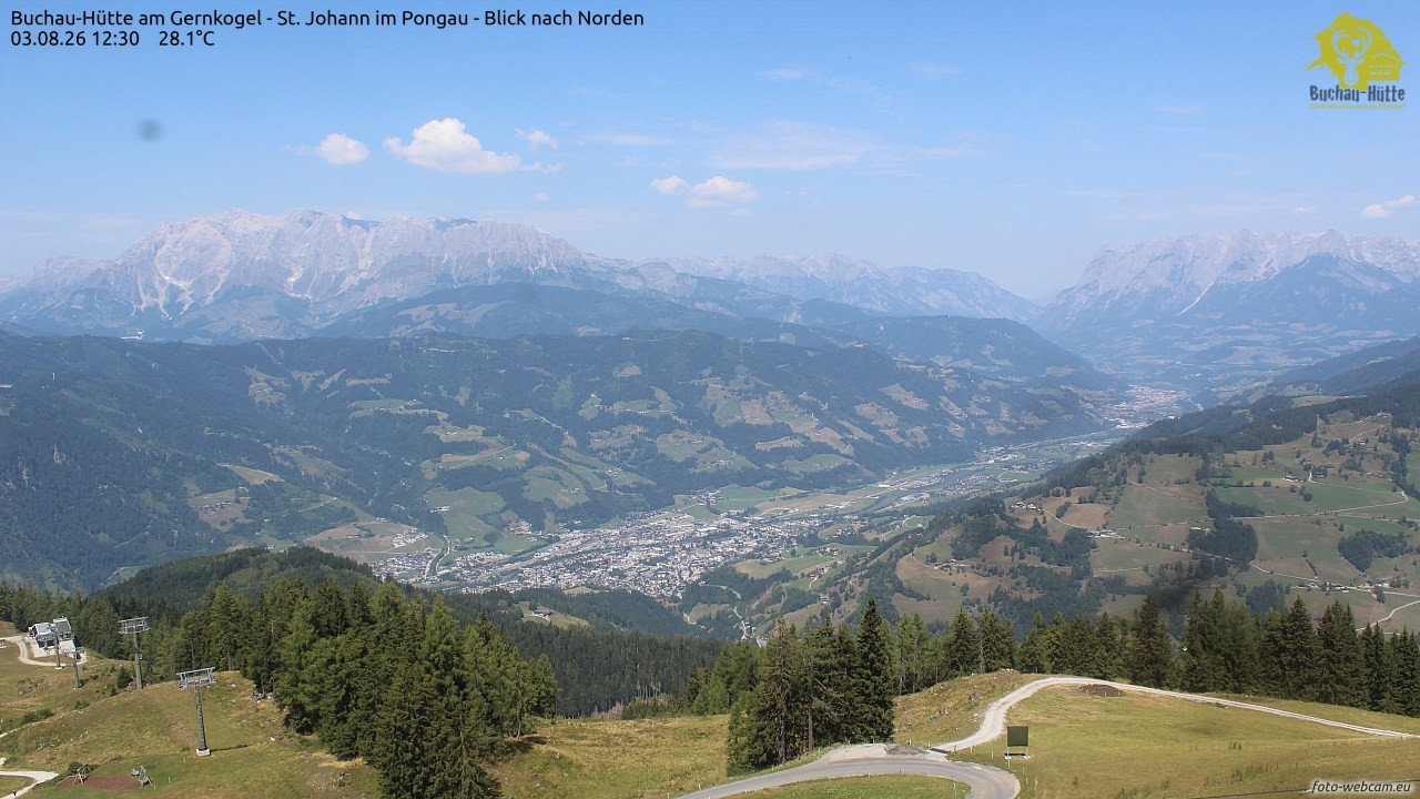 Archived image Webcam Gernkogel - View to the North