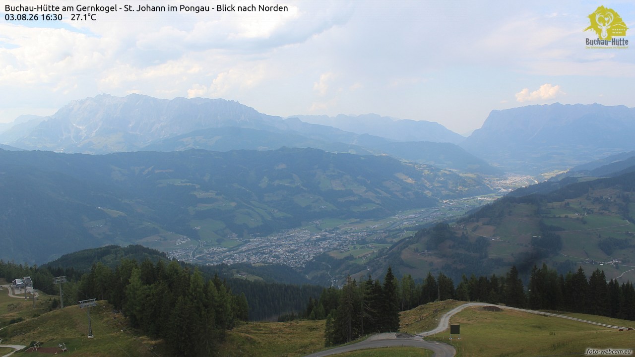 Archived image Webcam Gernkogel - View to the North