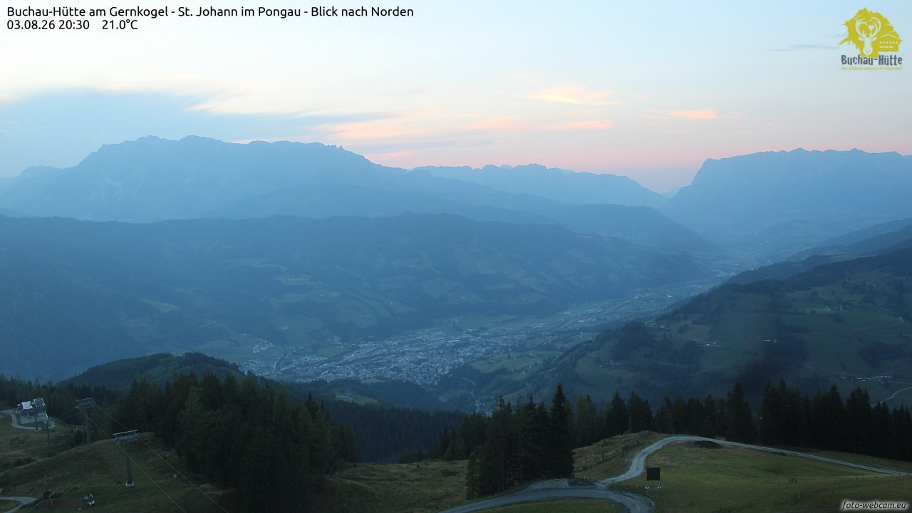 Archived image Webcam Gernkogel - View to the North
