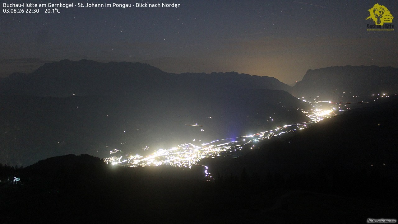 Archived image Webcam Gernkogel - View to the North